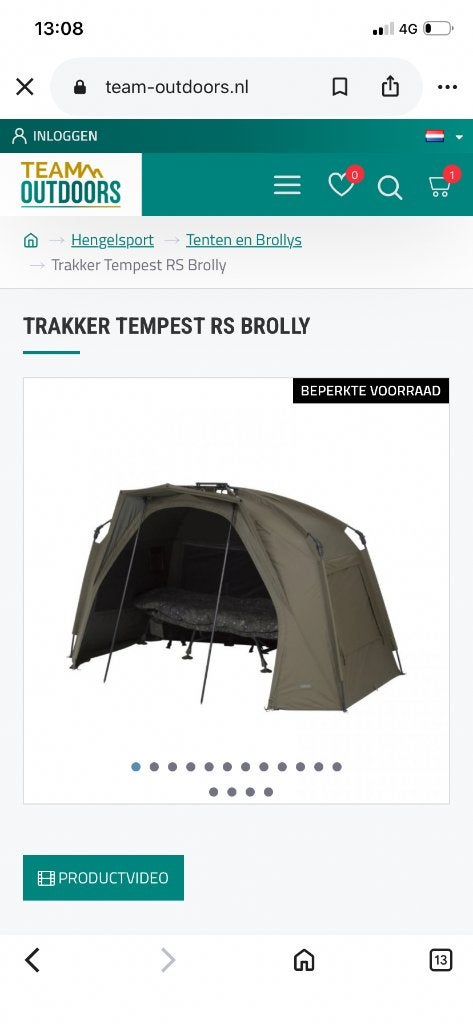 Trakker rs brolly, Watersport en Boten, Hengelsport | Karpervissen, Ophalen, Overige typen