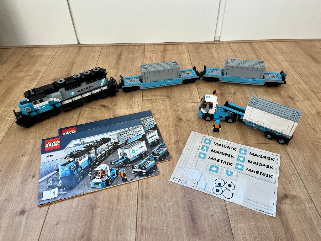 Lego 10219 Maersk Container Train, Overige thema's, Lego, Nieuw, Ophalen of Verzenden