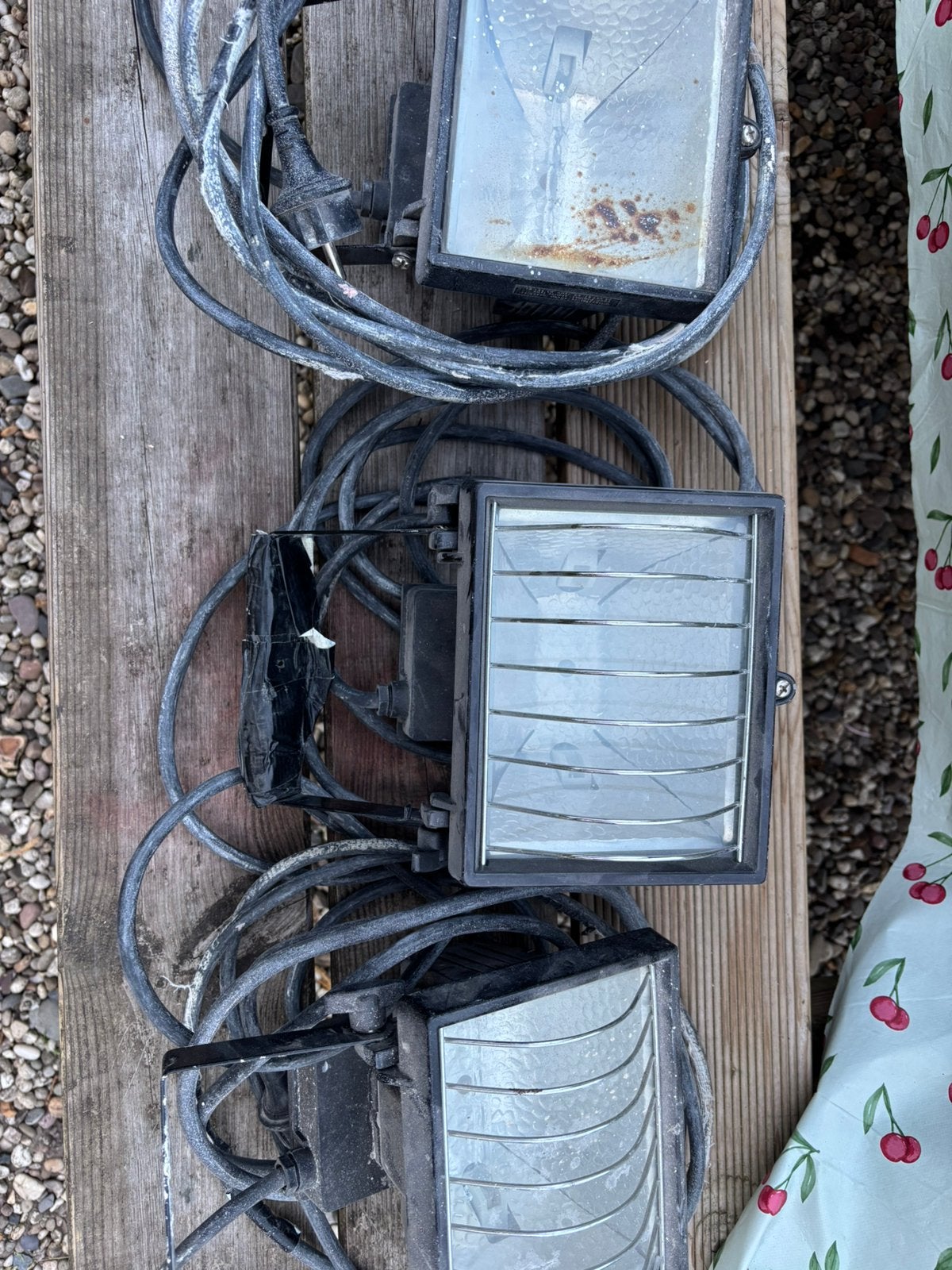 Bouwlampen, Ophalen, Gebruikt, Met statief, Lamp met armatuur