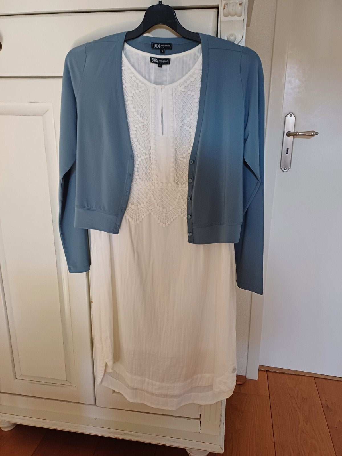 Zomerjurk,  en vestje van Didi,  maat S, Maat 38/40 (M), Wit, Didi, Ophalen of Verzenden