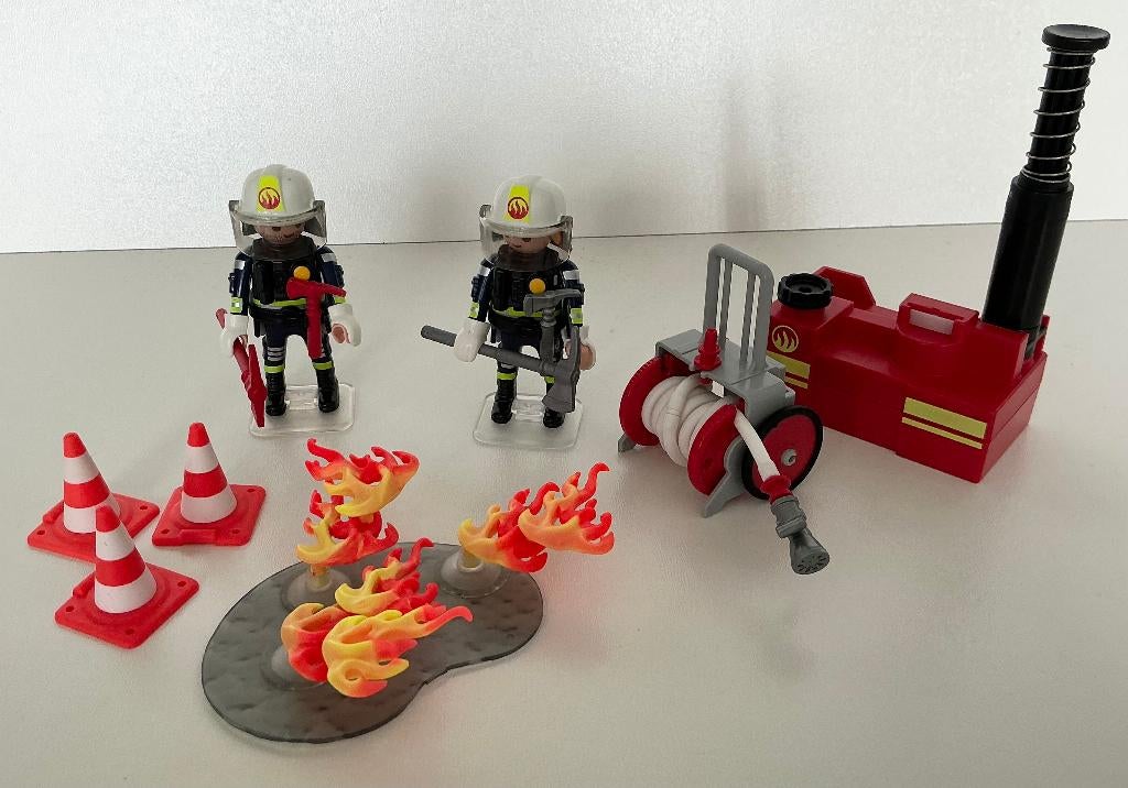 Playmobil 5397 brandweer blust olie vlek, Ophalen of Verzenden, Gebruikt, Complete set
