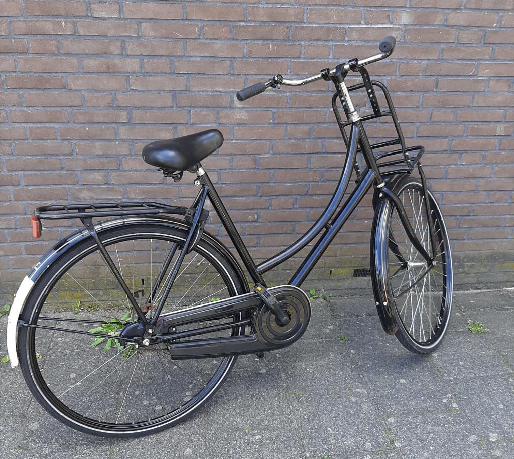 Omafiets, lichte opknapper., 56 cm of meer, Ophalen, Gebruikt, Terugtraprem