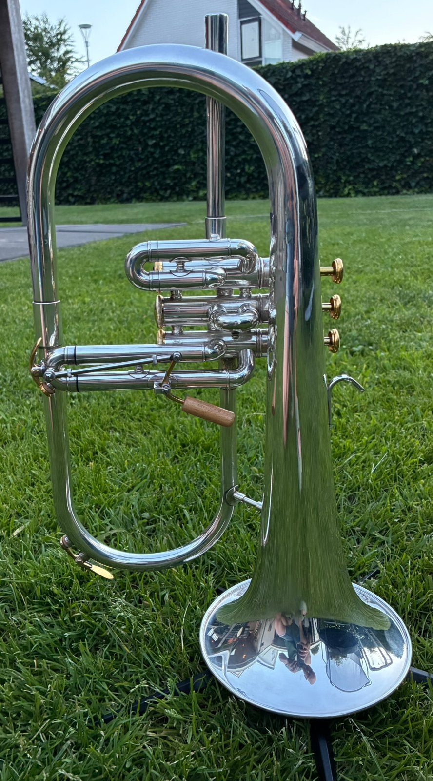 XO Brass 1646 Flugelhorn, Muziek en Instrumenten, Blaasinstrumenten | Trompetten, Ophalen of Verzenden, Gebruikt, Overige typen