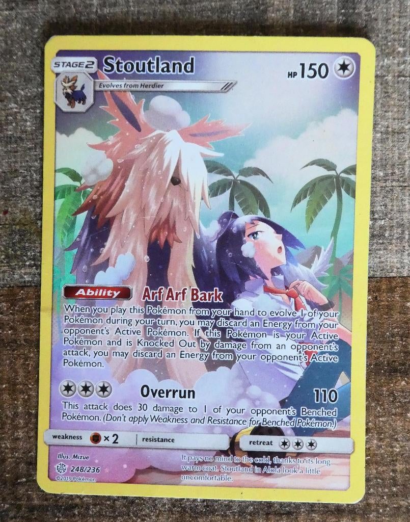 Cosmic Eclipse Stoutland 248 / 236., Hobby en Vrije tijd, Verzamelkaartspellen | Pokémon, Ophalen of Verzenden, Zo goed als nieuw