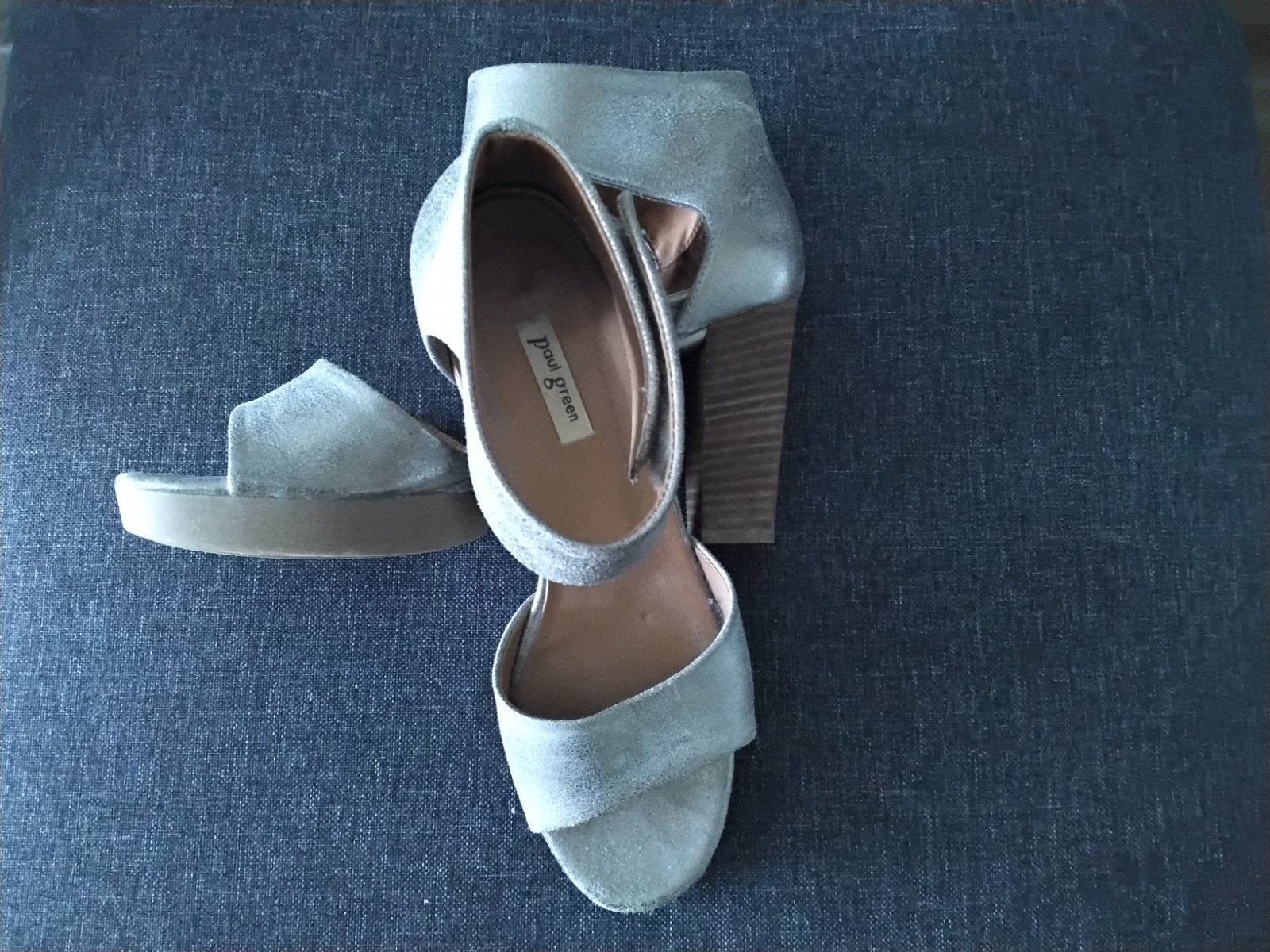 Gabor chique damesschoen met hoge hak 9 cm maat 39, Kleding | Dames, Schoenen, Gabor, Zo goed als nieuw, Grijs, Sandalen of Muiltjes