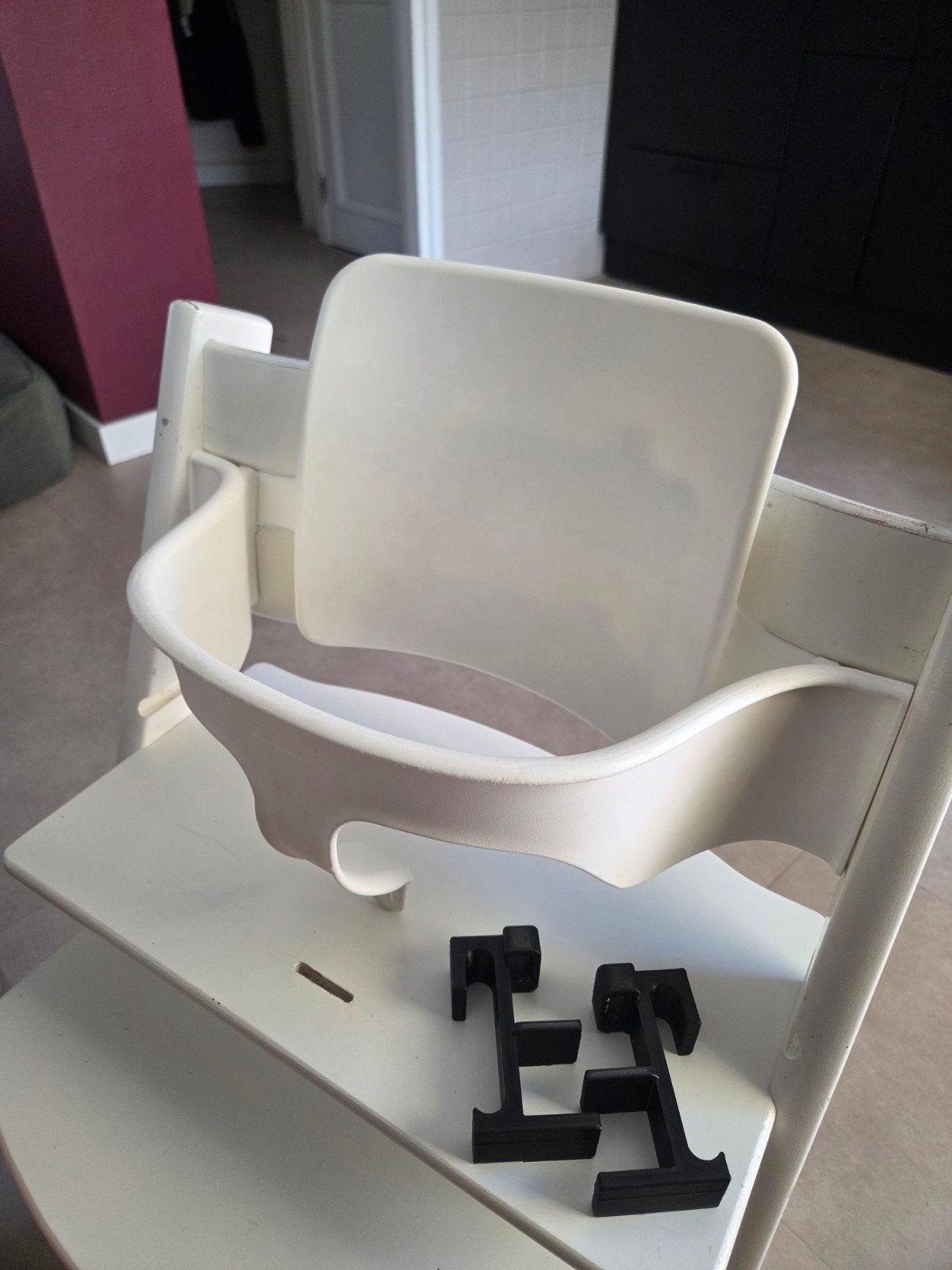 Stokke Babyset wit inclusief adapters, Ophalen, Zo goed als nieuw, Meegroeistoel, Stoelverkleiner