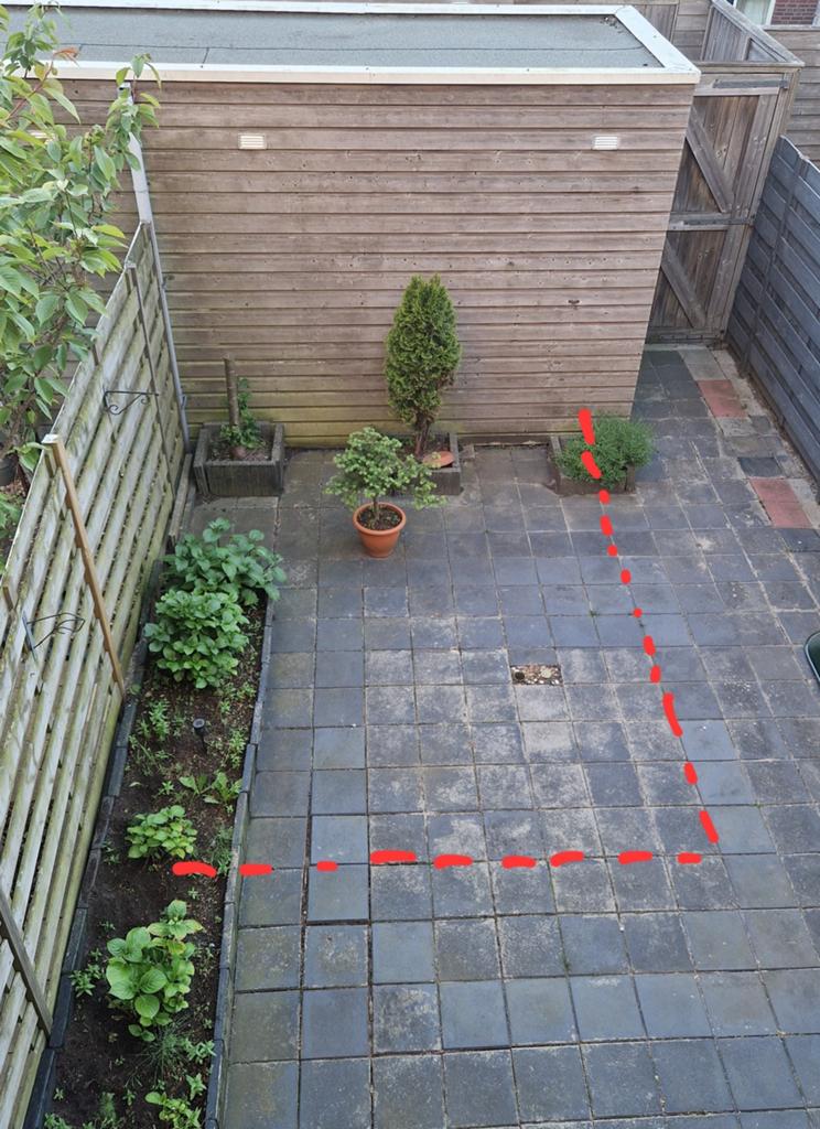 Moet weg!!! Gratis tuintegels (ca. 80 stuks, 30x30cm), Tuin en Terras, Tegels en Klinkers, Ophalen