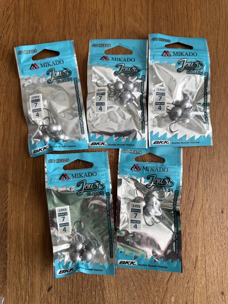 Mikado Jaws Classic Jig 7 g Haakmaat 4, Overige typen, Nieuw, Ophalen of Verzenden, E