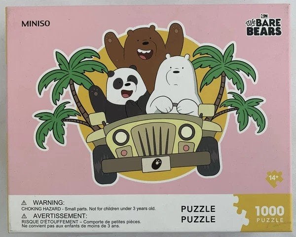 We Bare Bears Road Trip Cartoon Network puzzel 1000st