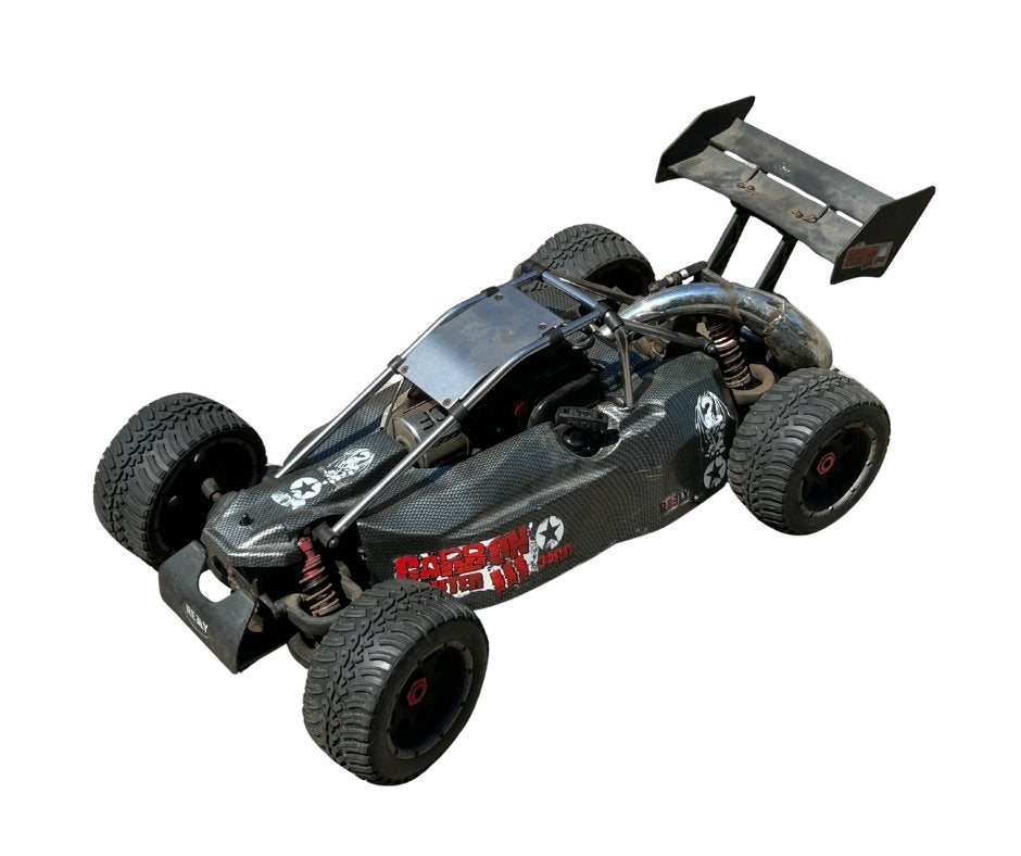 Reely Carbon Fighter III 1/5 benzine rc auto, Benzine, Gebruikt, Verzenden, Auto offroad