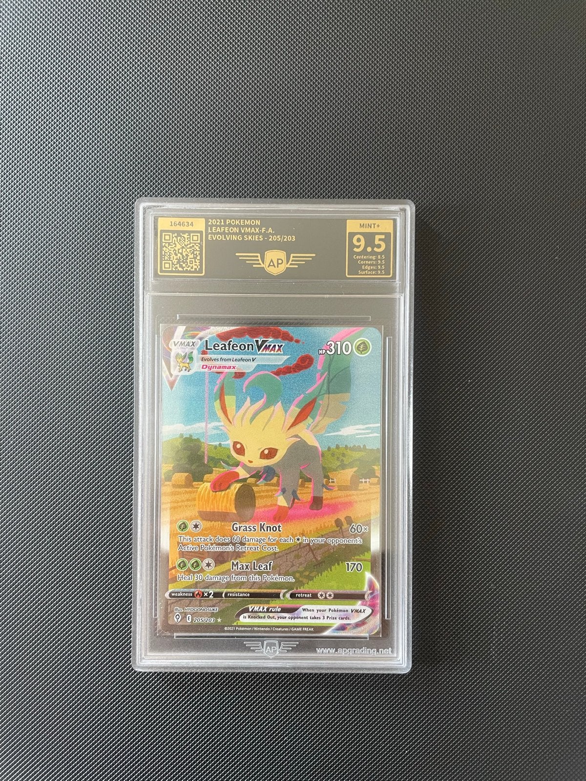 Leafeon VMAX psa 9,5, Ophalen of Verzenden, Zo goed als nieuw, Losse kaart