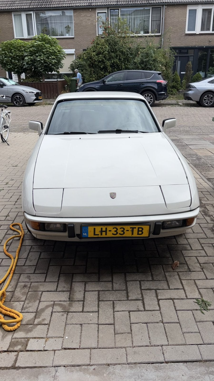 Porsche 924 2.0 Coupe 1984 Wit, Auto's, 125 pk, 4 cilinders, 1984 cc, 1070 kg