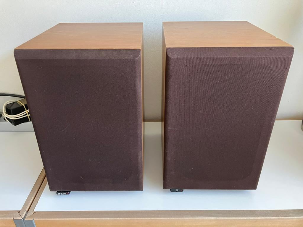 B&W DM 1200 - Bowers and Wilkins DM1200, Audio, Tv en Foto, Luidsprekers, Gebruikt, Minder dan 60 watt, Front, Rear of Stereo speakers