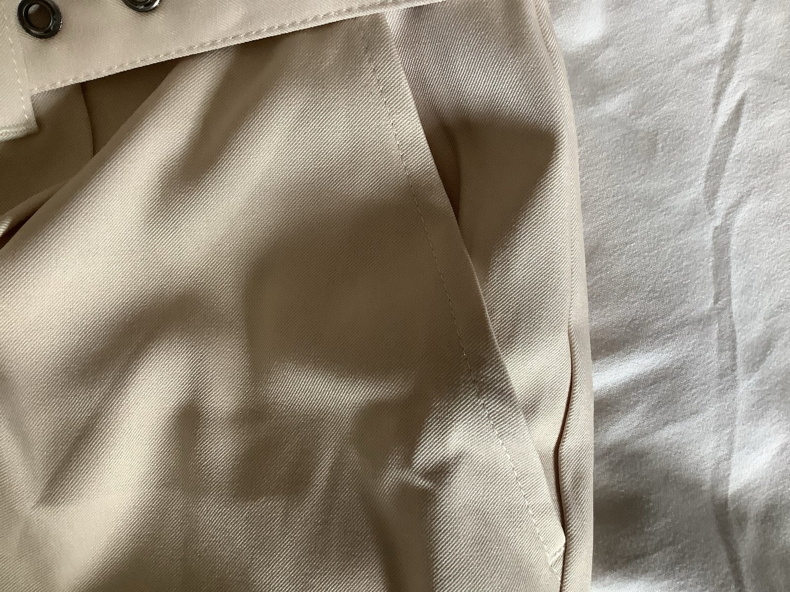 Nieuwe Ivy Beau Amsterdam shorts met ceintuur, Kort, Verzenden, Beige, Maat 46/48 (XL) of groter