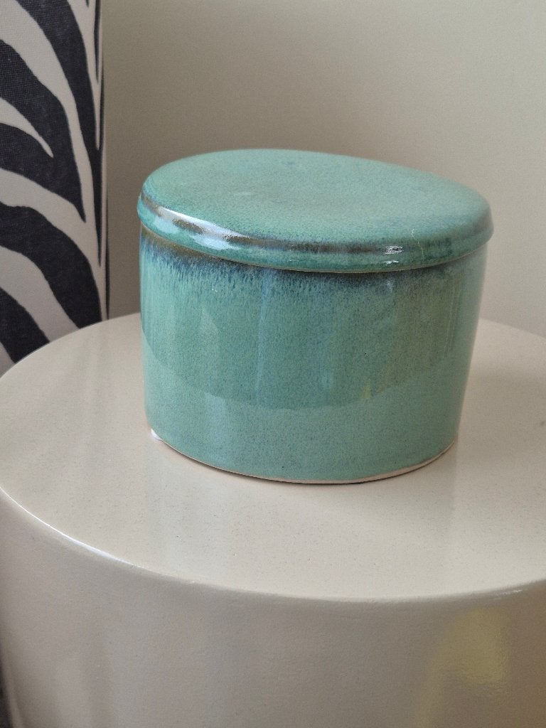pot turquoise, Huis en Inrichting, Blauw, Nieuw, Ophalen of Verzenden, Scandinavisch