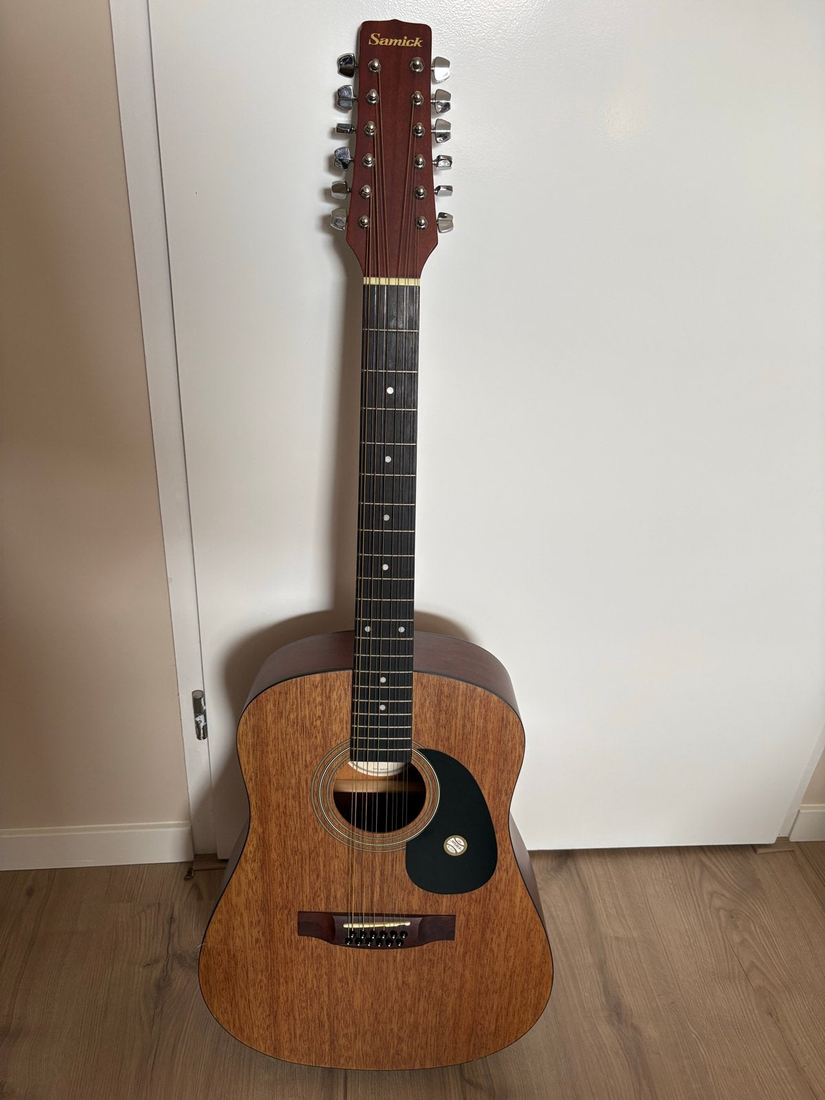 Samick LW-015-12 12-snarige akoestische gitaar + draagtas, Ophalen, Zo goed als nieuw, Western- of Steelstringgitaar, 12-snarig