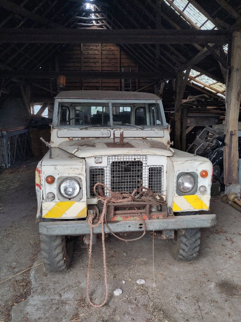 Land Rover Series IIa Pick-up | RDW Gelabeld | PTO Lier!, Auto's, Oldtimers, 2286 cc, Land Rover, Zwart, Wit