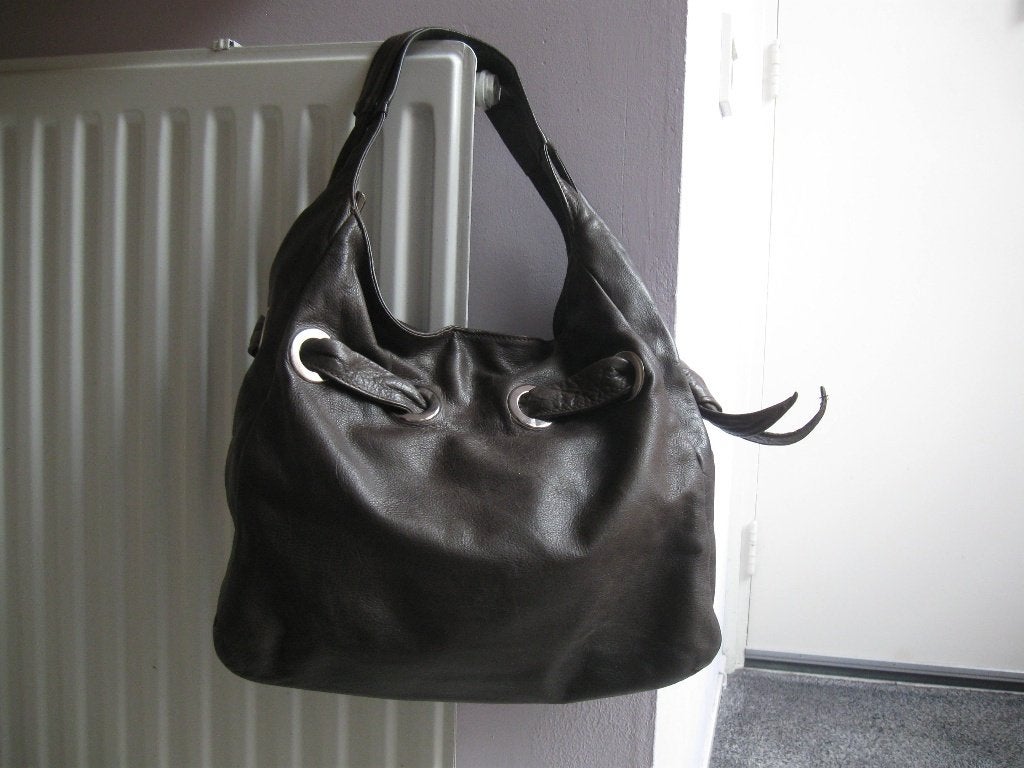 BORSE in PELLE royale bruin leren tas goede staat, Ophalen of Verzenden, Zo goed als nieuw, Bruin, Overige typen