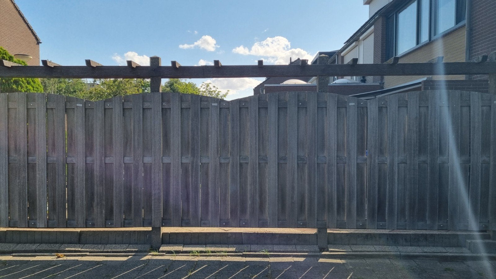 9 hardhouten schutting panelen - FSC gecertificeerd Elephant, Doe-het-zelf en Verbouw, Hout en Planken, Ophalen