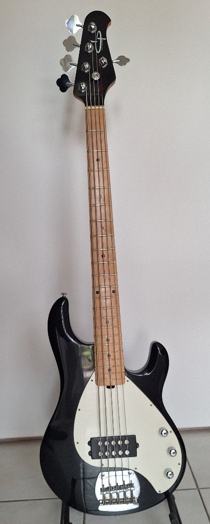 Basgitaar OLP MM5  ( Musicman Stingray clone ), Ophalen, Gebruikt, Elektrisch, 5-snarig
