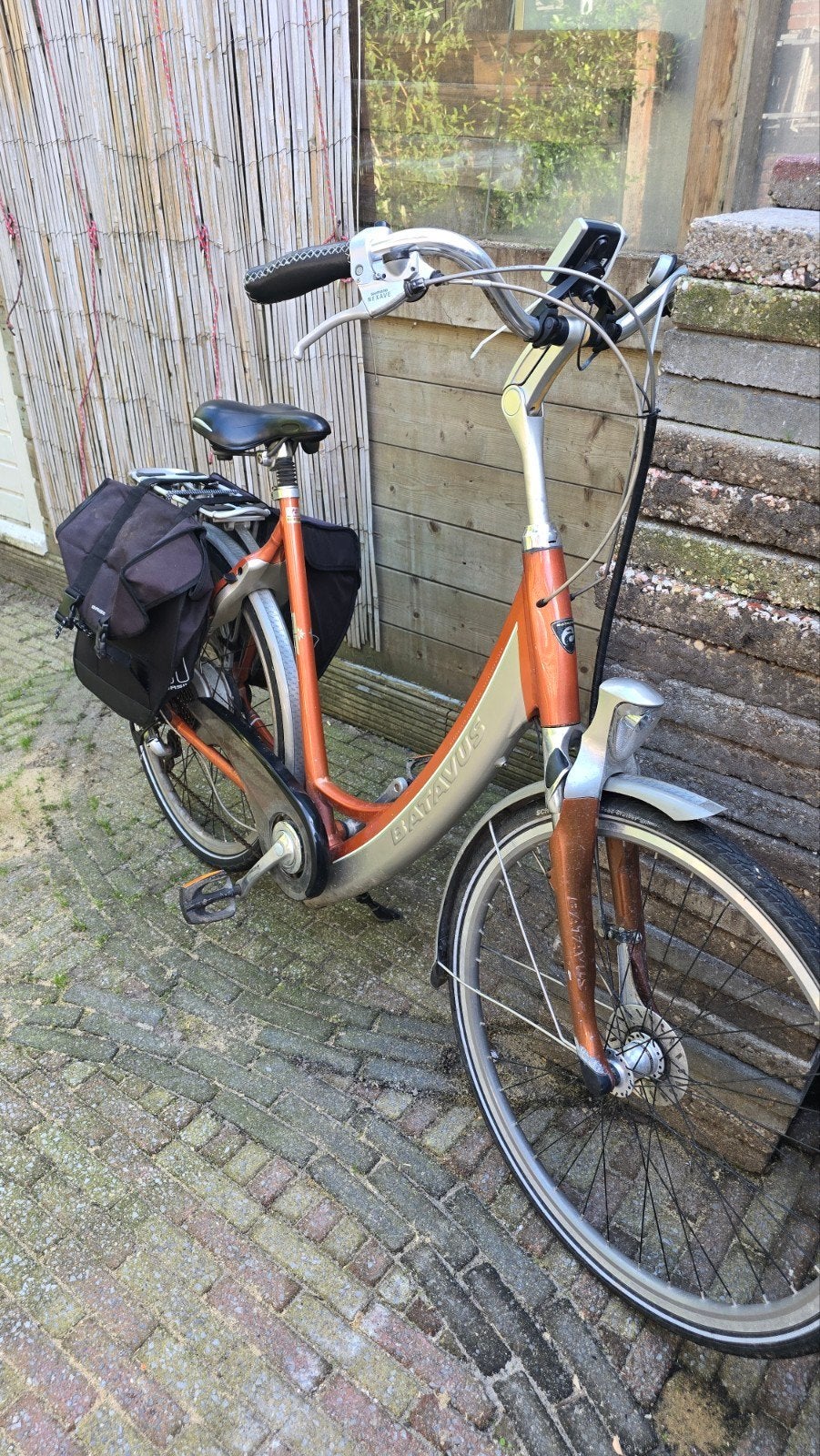 Batavus elektrische fiets met schermstoring, Fietsen en Brommers, Ophalen, Gebruikt, Batavus
