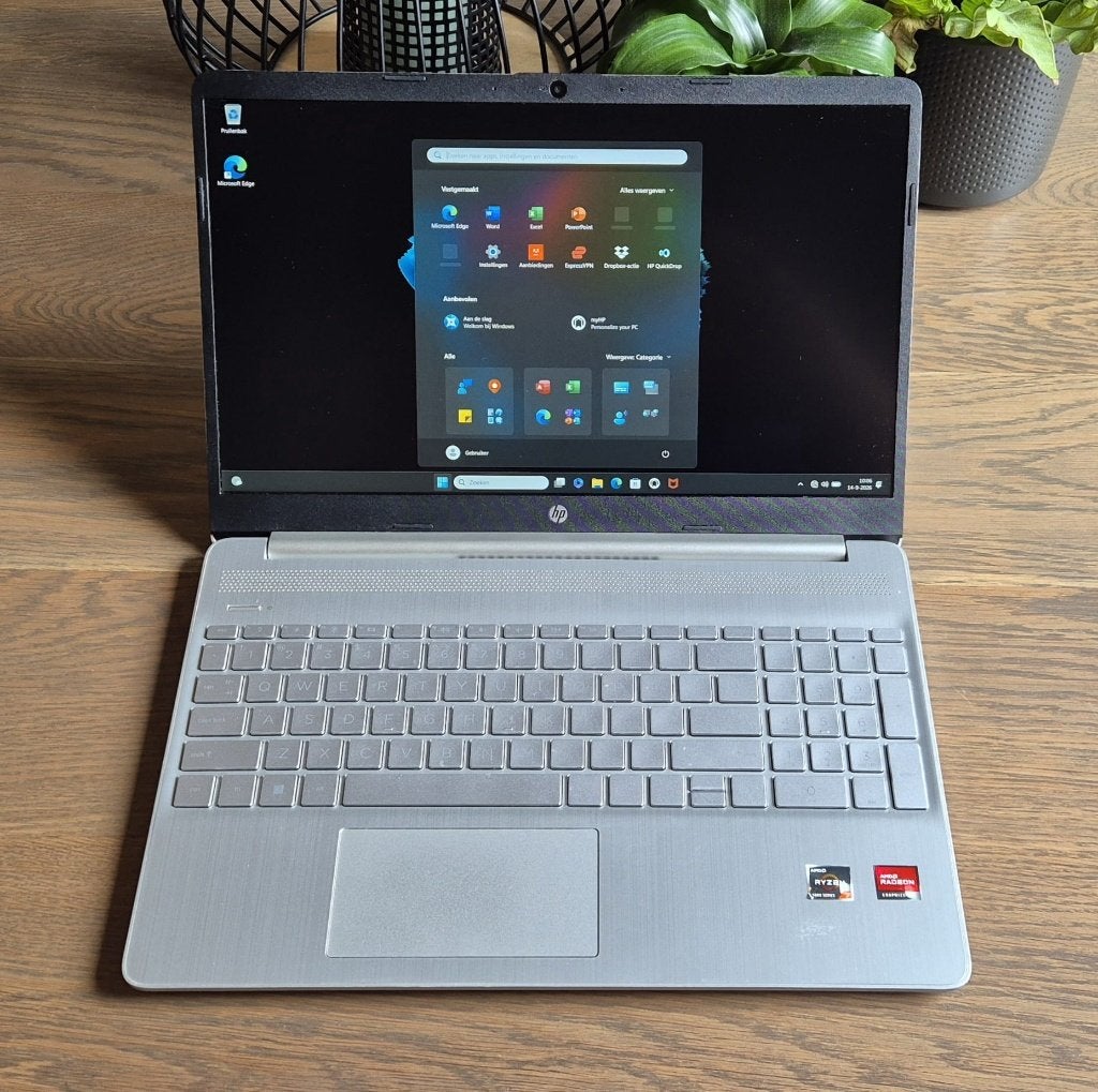 HP 15S-EQ2897ND - 15.6 inch - AMD Ryzen 7 - 16 GB - 512 GB, Ryzen 7, HP >, Zo goed als nieuw, SSD