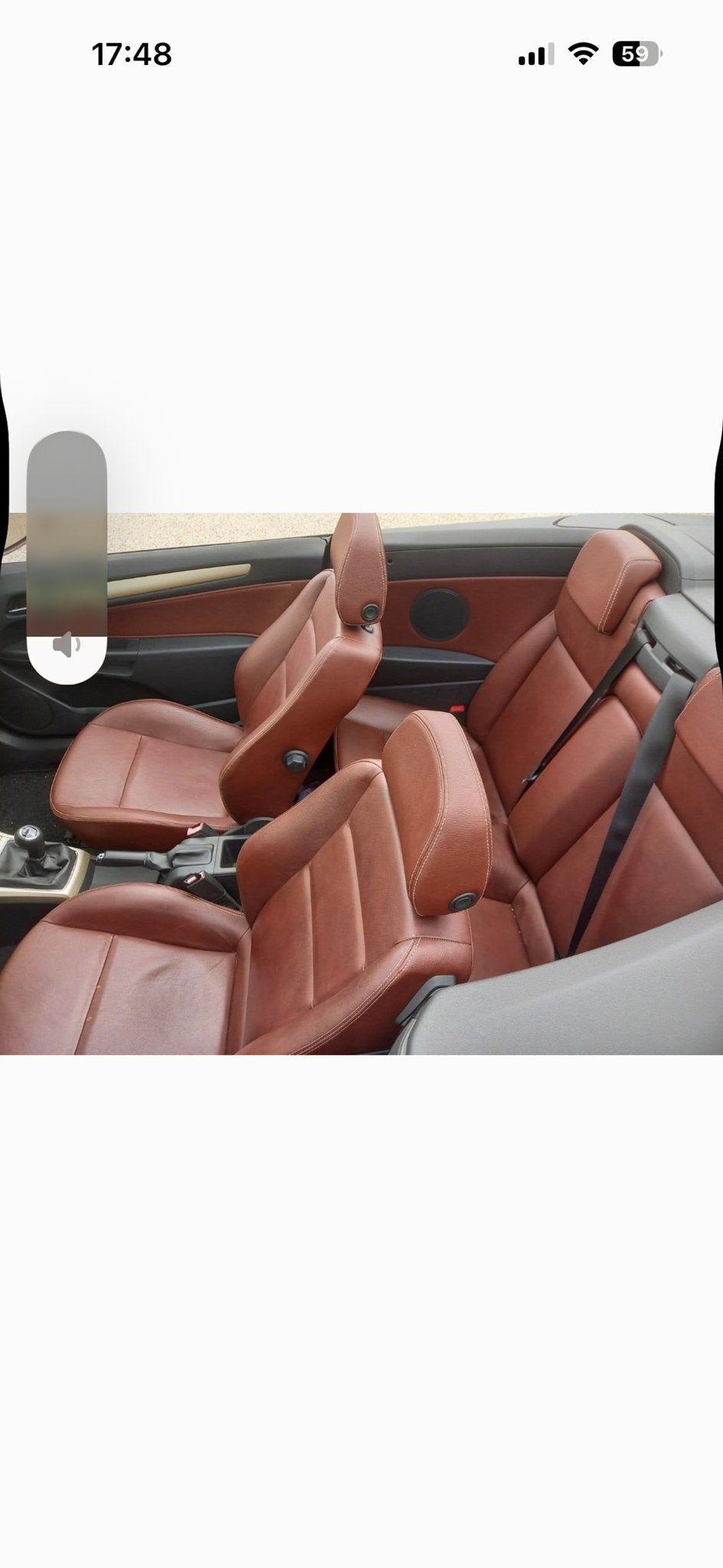 Opel Astra H Twintop met bruin lederen bekleding, Ophalen, Gebruikt, Opel