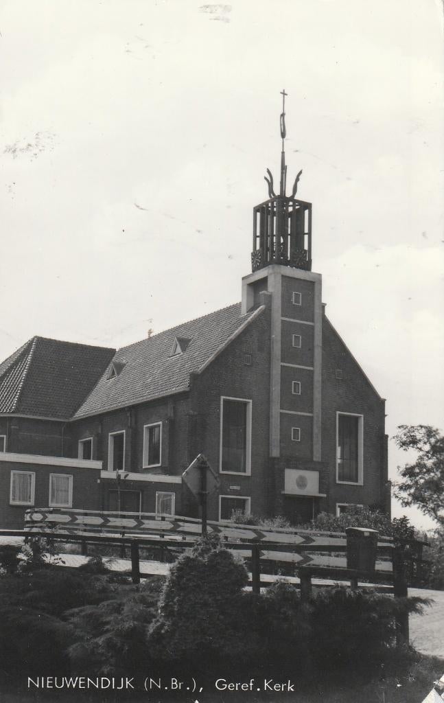 Nieuwendijk (N.Br.) - Geref. Kerk., Ophalen of Verzenden, 1960 tot 1980, Ongelopen, Noord-Brabant