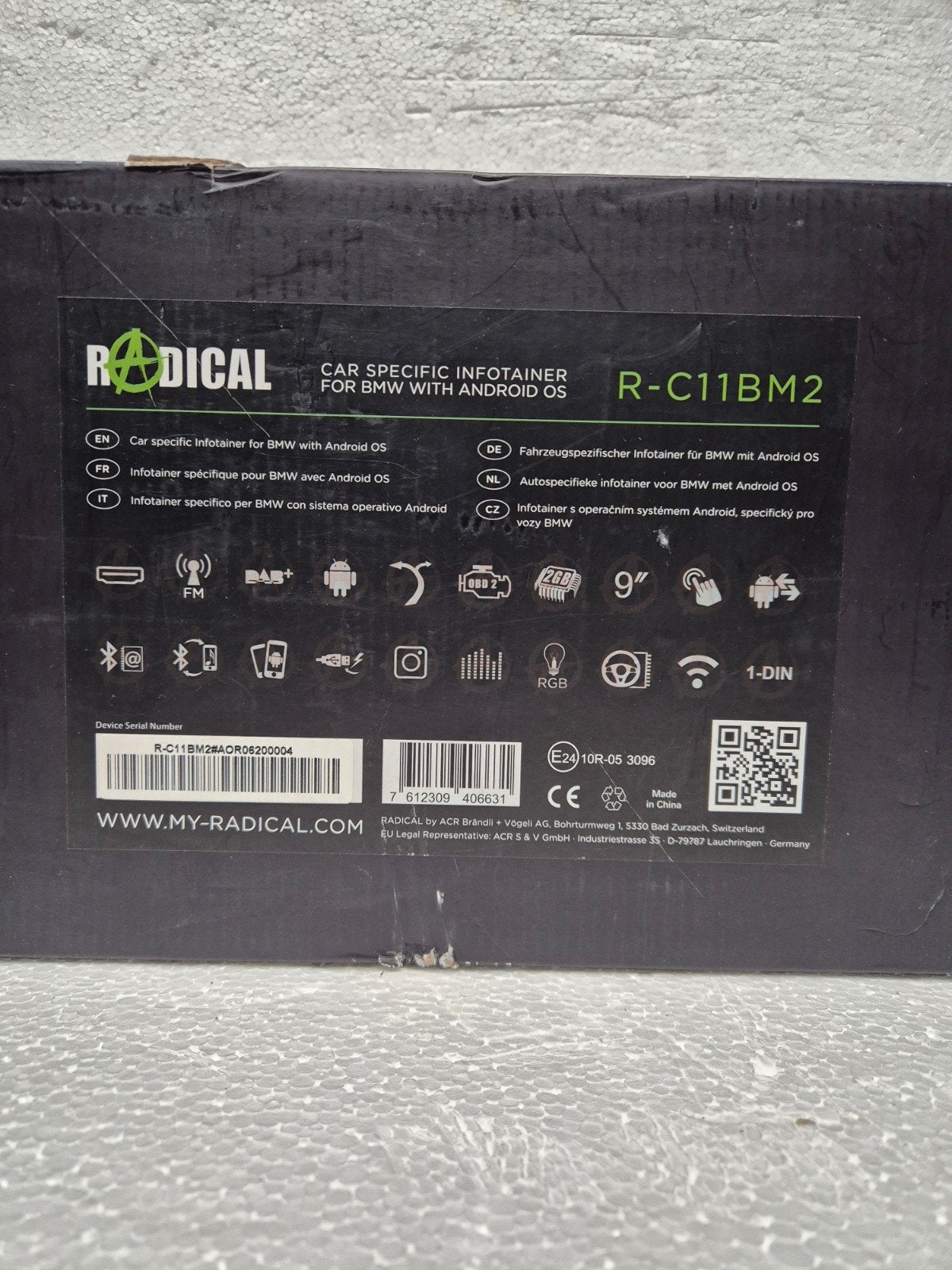 Radical radio voor Bmw 3 serie E90 E91 E92 E93 NIEUW, Auto diversen, Ophalen of Verzenden, Nieuw