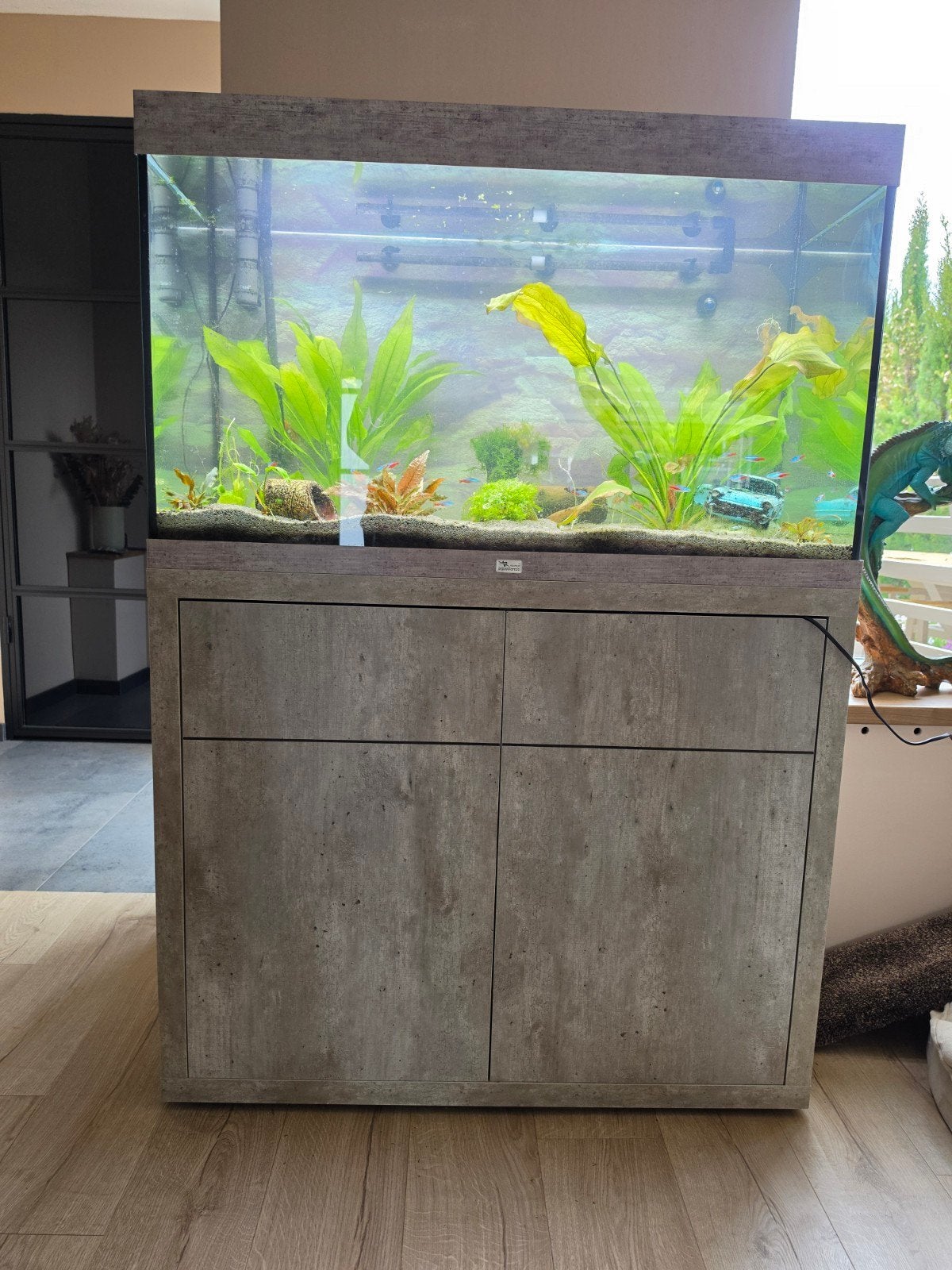 mooi compleet aquarium aangeboden, Ophalen, Zo goed als nieuw, Leeg aquarium