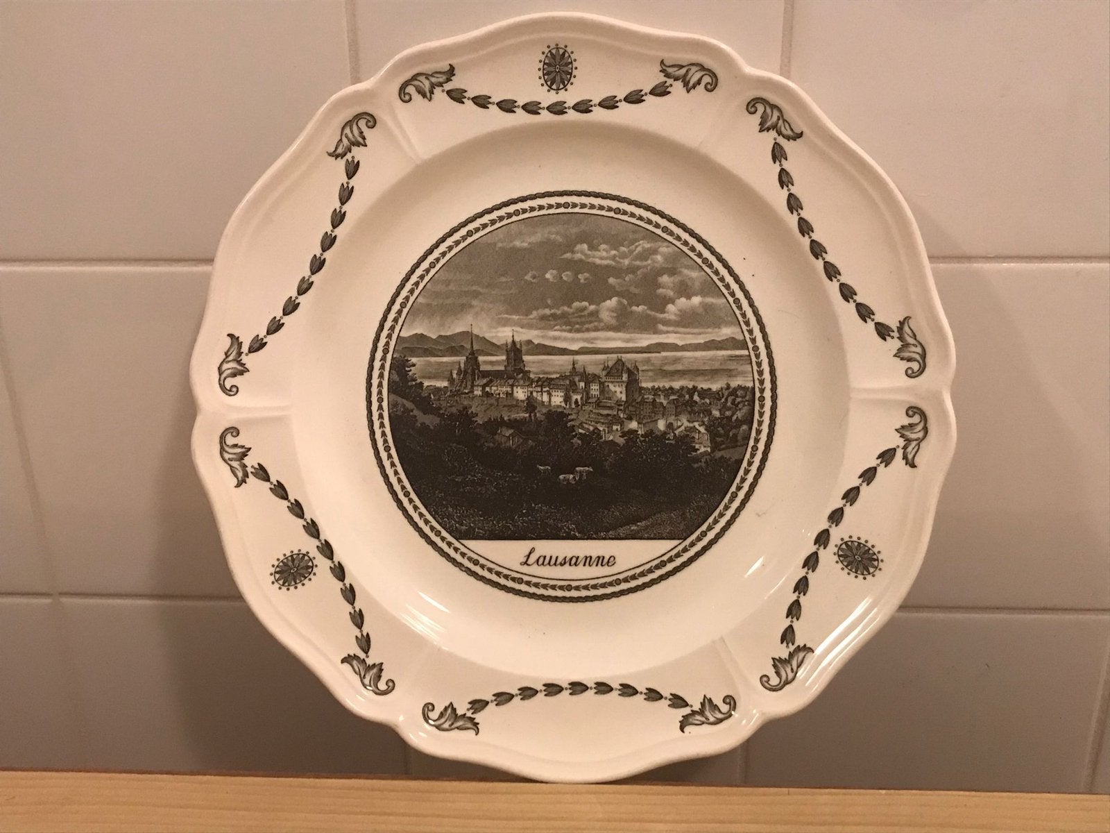 Lausanne sierbord wandbord, Ophalen of Verzenden
