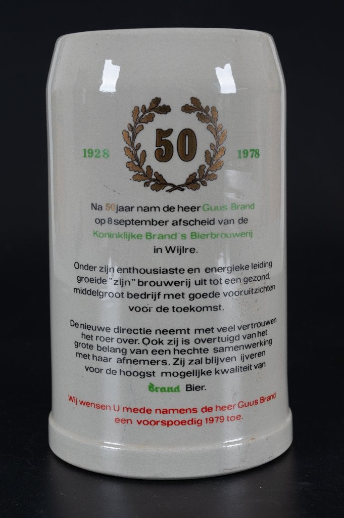 Brtand bier jaar pul voorspoedig 1979, Verzamelen, Ophalen of Verzenden, Gebruikt, Pul(len), Brand