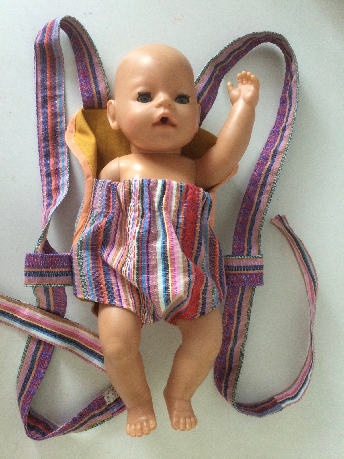 Poppenkleertjes babypop babyborn draagzakken Reina Paola, Verzenden, Nieuw, Babypop