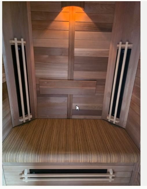 mooie desing combi sauna met direct heat lampen van philips, Ophalen, Zo goed als nieuw, Infrarood, Complete sauna