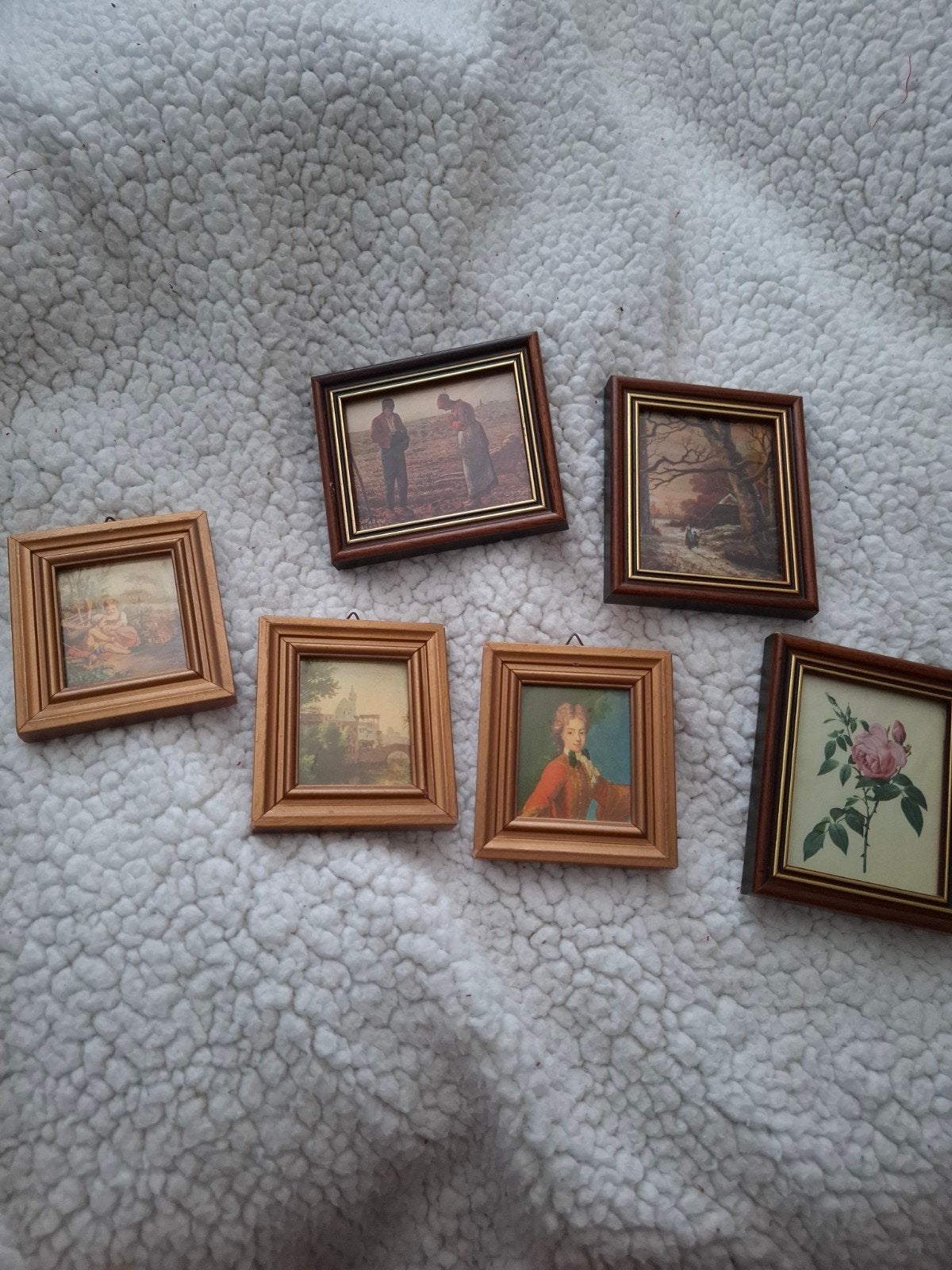 Miniatuur schilderijtjes, Ophalen of Verzenden, Poppenhuis