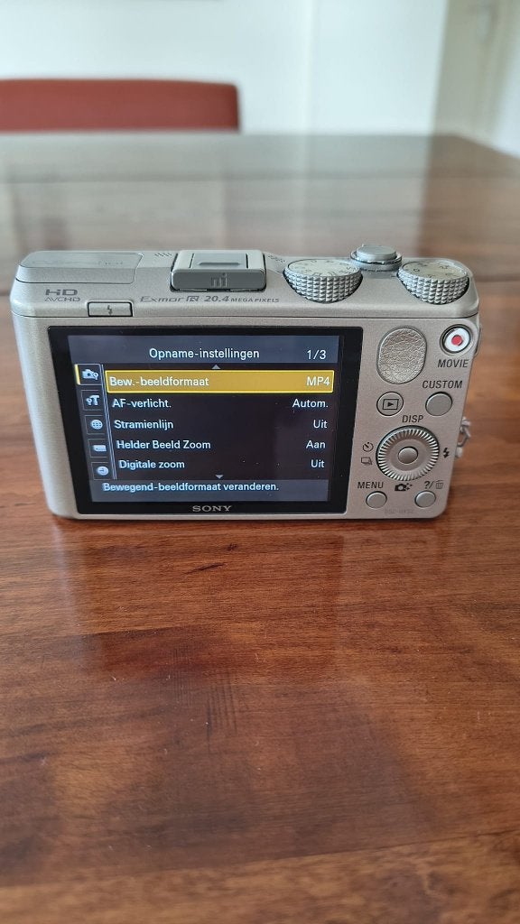 Sony DSC-HX50 Camera met 16 GB geheugenkaart en tasje, Gebruikt, Ophalen of Verzenden, Compactcamera, Sony