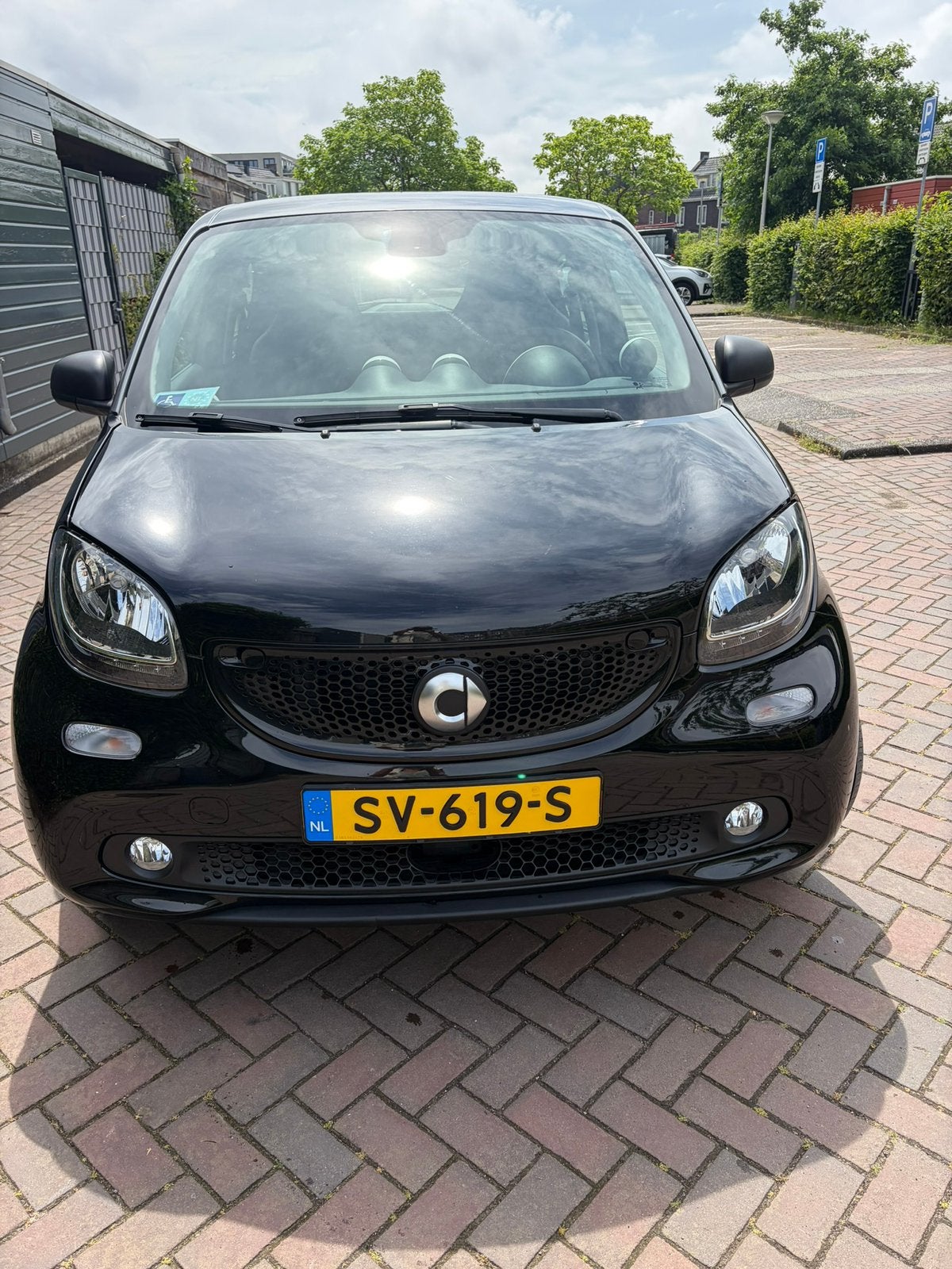 Smart ForFour Electric Drive 82pk Aut. 2018 Zwart, Auto's, Automaat, Achterwielaandrijving, ForFour, 4 stoelen