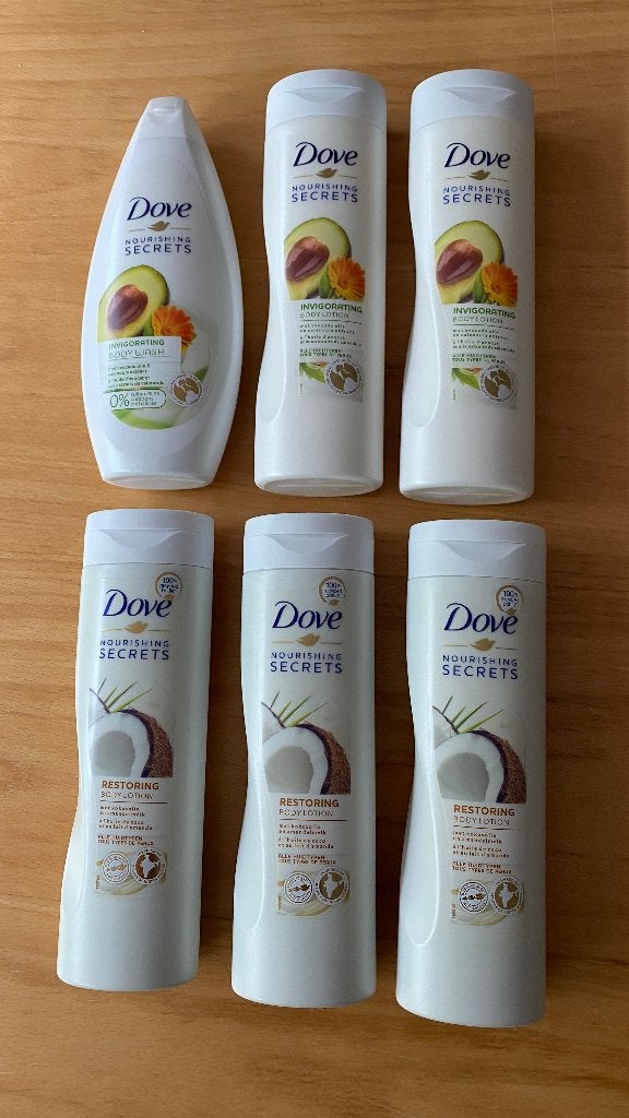 Dove Nourishing Secrets Body Wash & Lotion Set, Ophalen of Verzenden, Nieuw, Bad & Douche