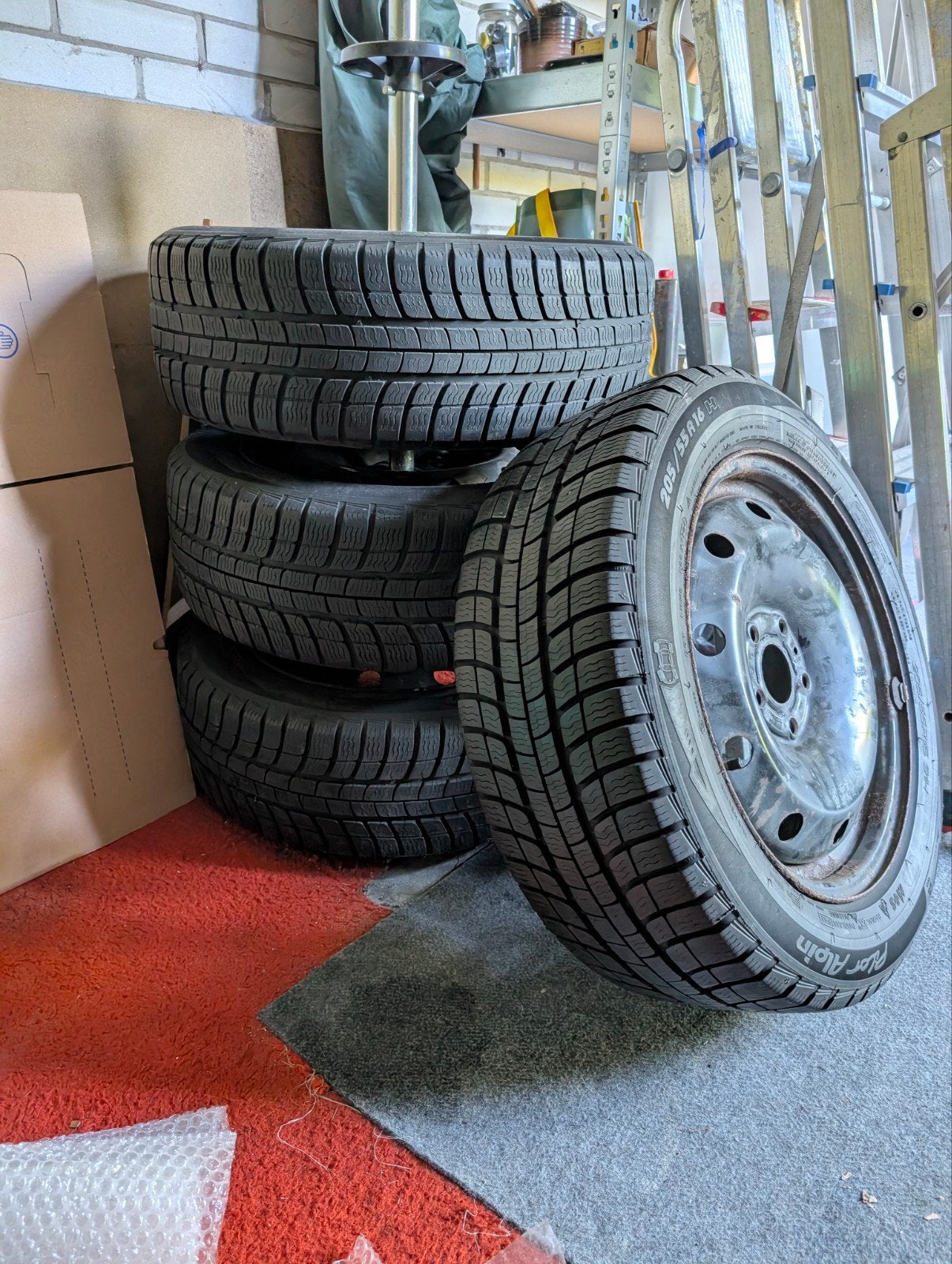 Banden plus velg, 205/55 r16 Renault, Ophalen