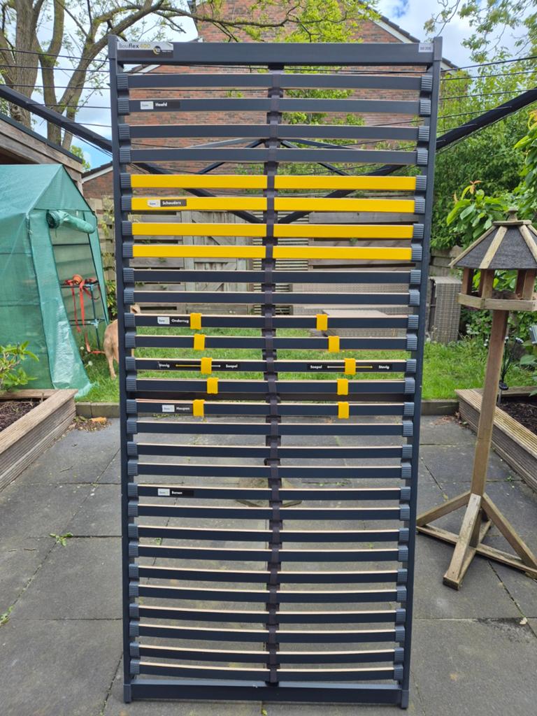 Bedbodem 90 x 200, Ophalen, Zo goed als nieuw, Eenpersoons, 90 cm