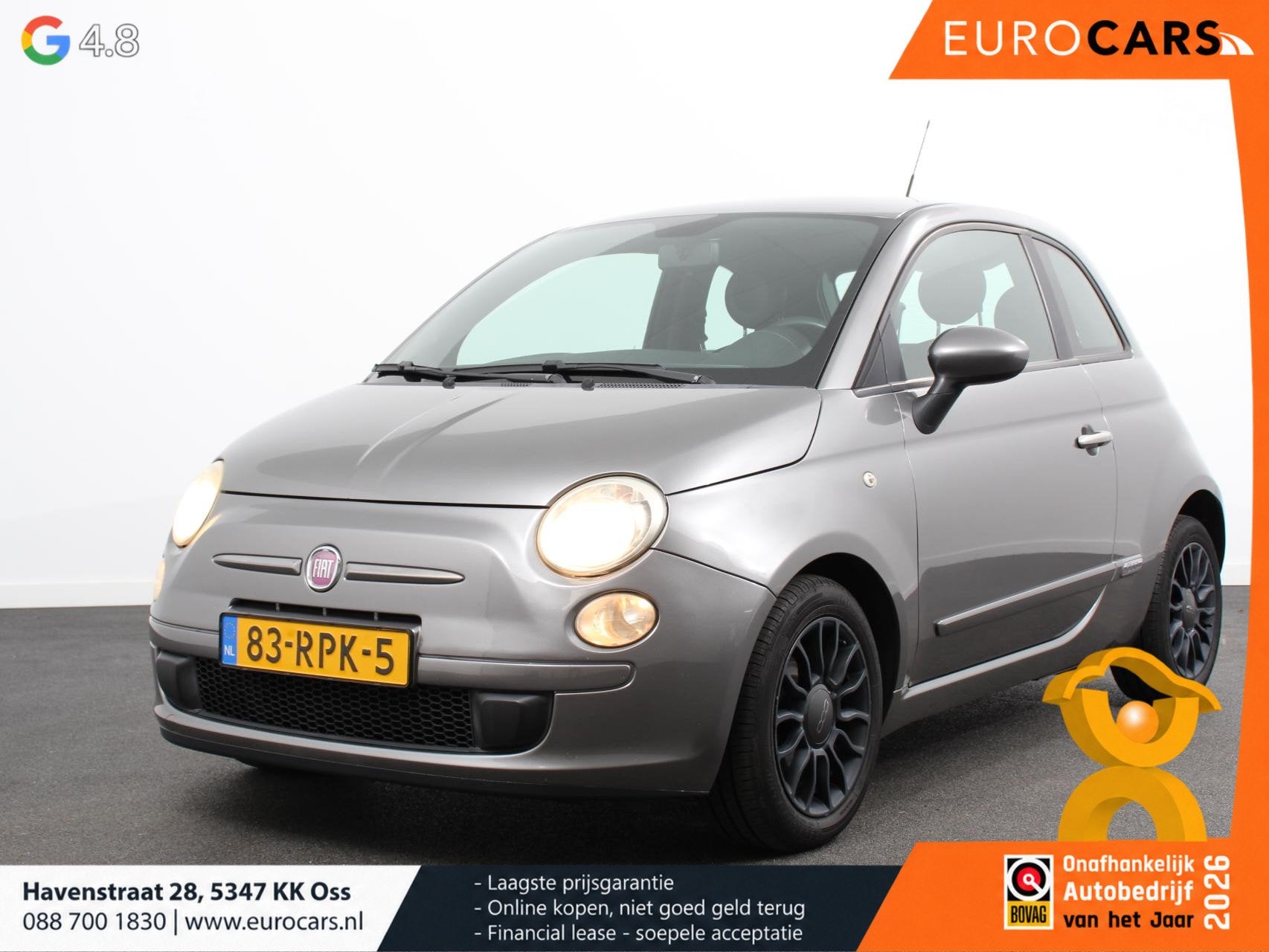 Fiat 500 0.9 TwinAir Plus Airco Lichtmetalen Velgen Sportsto, Auto's, Voorwielaandrijving, Euro 5, Gebruikt, 31 €/maand