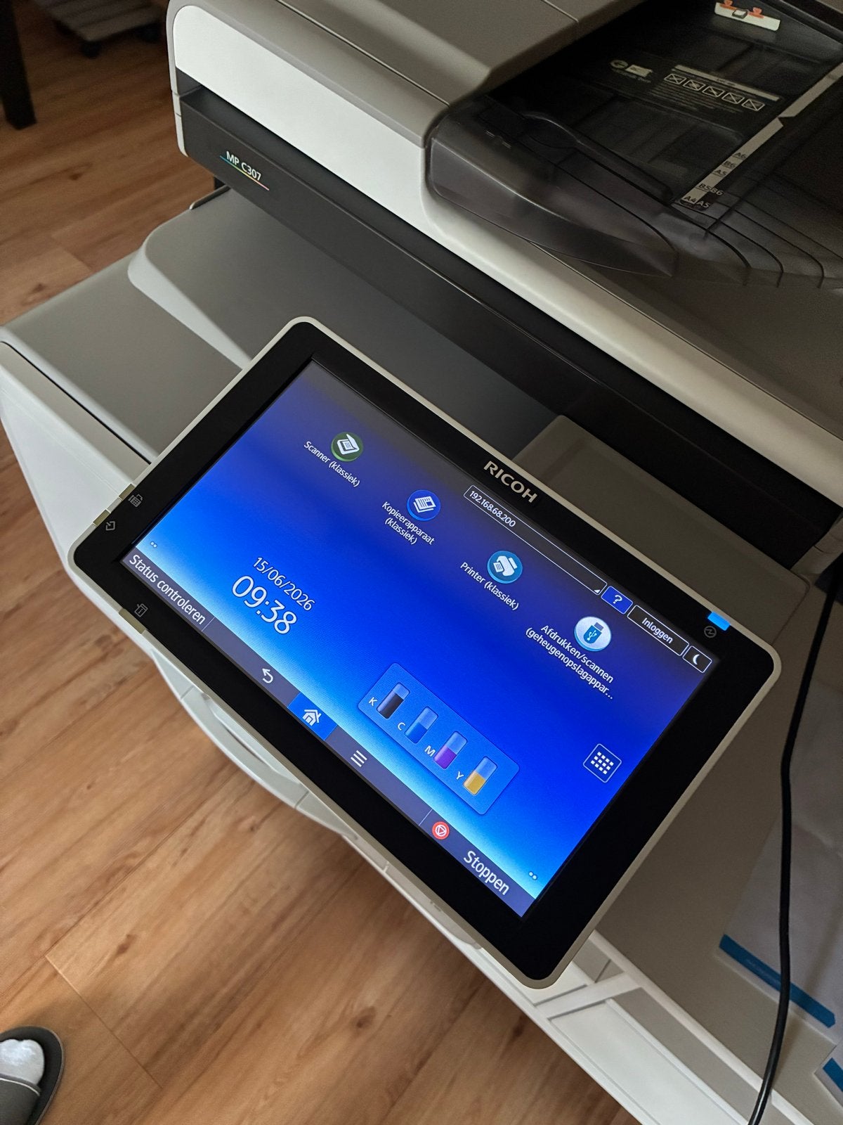 Ricoh MP C307 All-in-One Printer/Scanner/Copier, Computers en Software, Printers, All-in-one, Kleur printen, Zo goed als nieuw