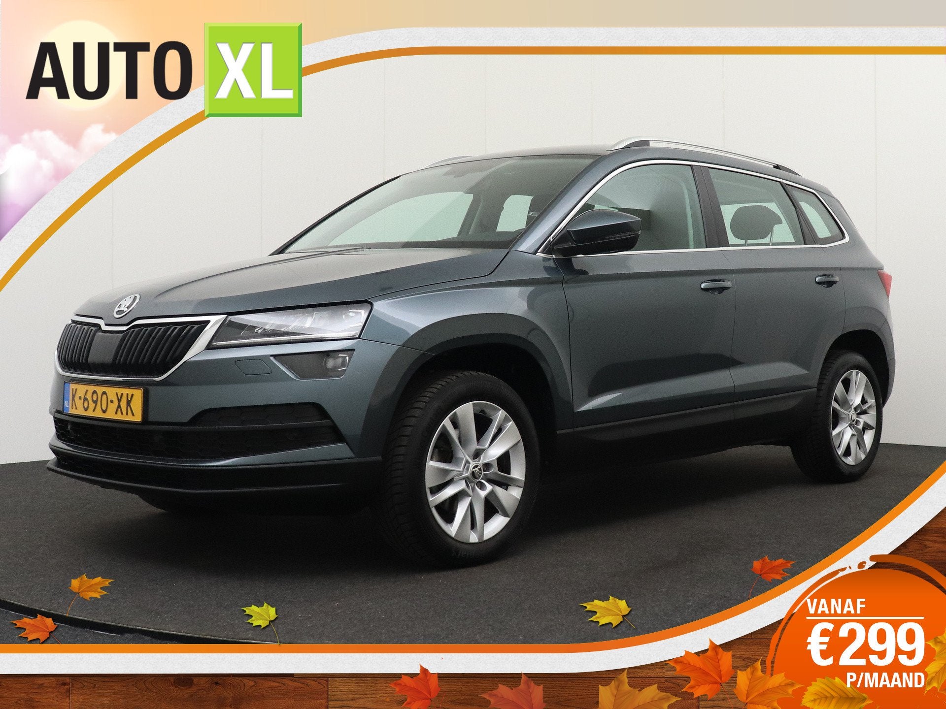 Skoda Karoq 1.5 150 PK Aut TSI Business Sport El.Trekhaak Ca, Dealer onderhouden, Stof, Bedrijf, 19 km/l