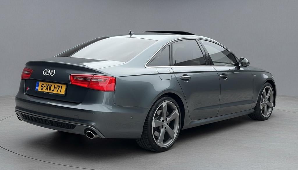 Audi A6 Limousine 3.0 TFSI quattro S-Line Plus|B&O 3D|Schuif, Auto's, Audi, Automaat, Euro 5, Gebruikt, Zwart