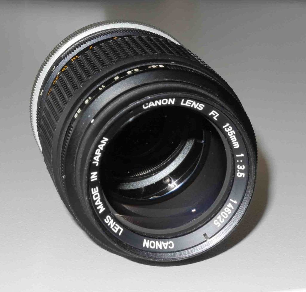 Canon FL 135 mm 3.5, Gebruikt, Canon, Canon FD, Handmatige focus