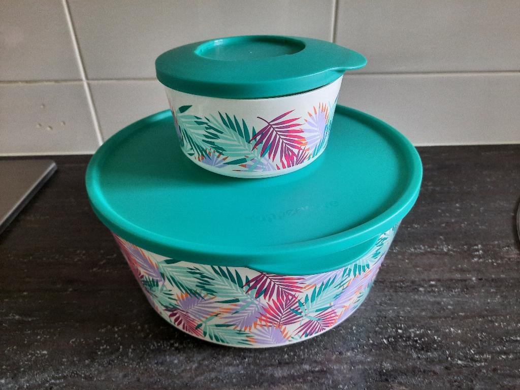 Schalen set Tupperware met deksel, Ophalen of Verzenden, Nieuw, Paars, Schaal