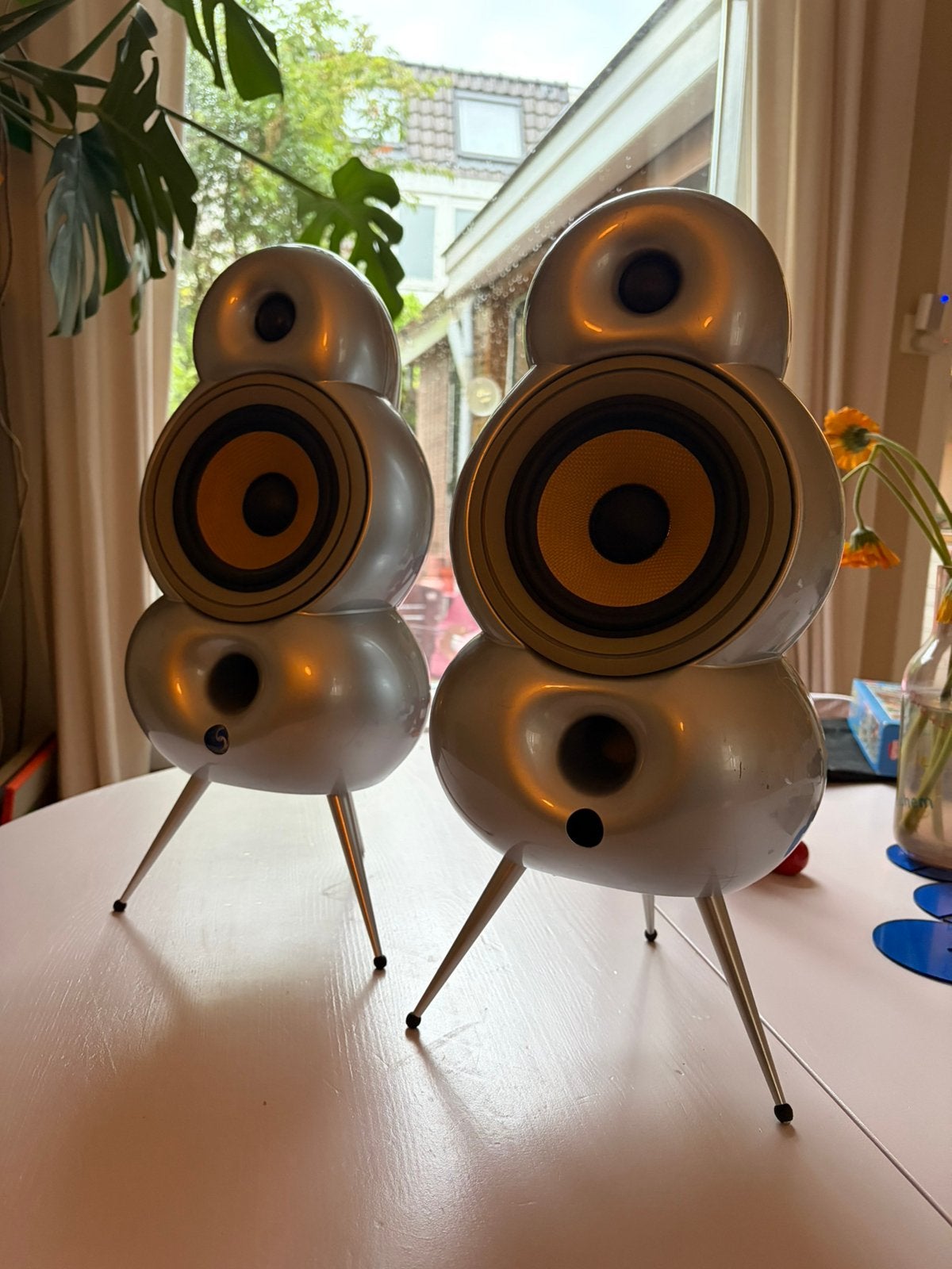 Scandyna mini pods (incl sputniks), Gebruikt, Ophalen of Verzenden, Bowers & Wilkins (B&W), Minder dan 60 watt