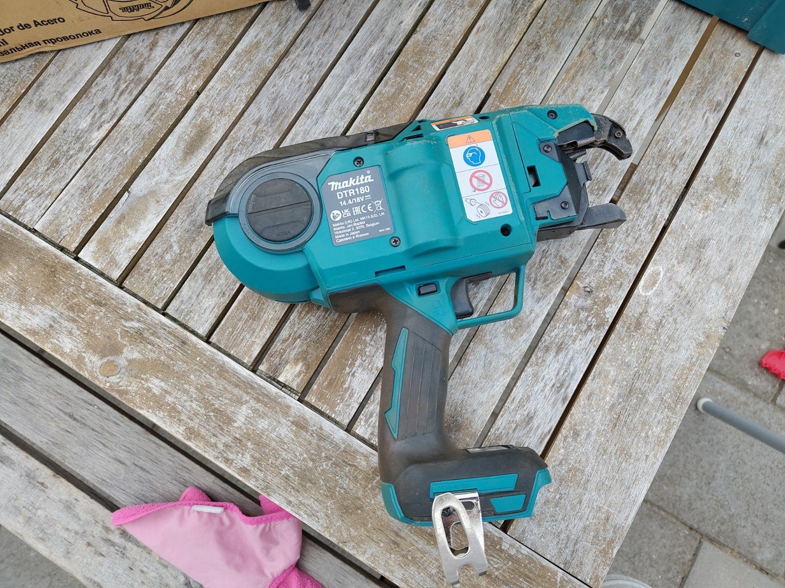 Makita DTR180 Draadbindmachine met koffer en draad, Ophalen of Verzenden
