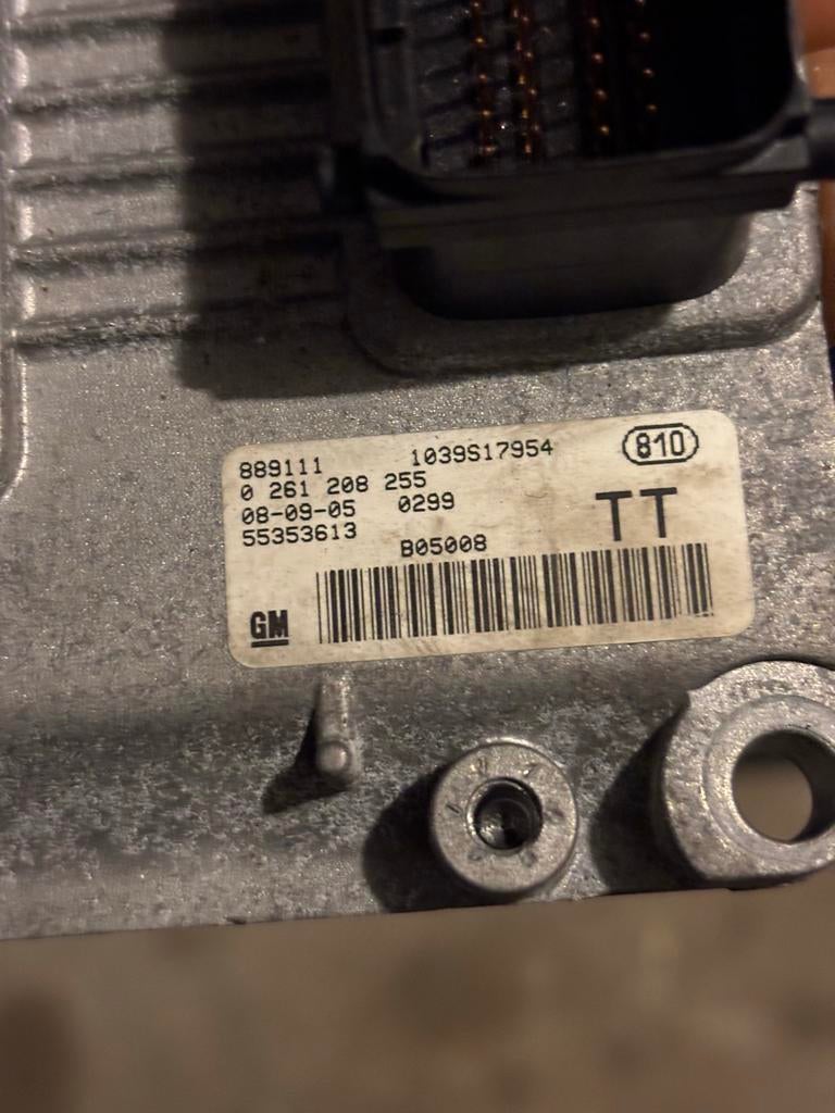 Opel ECU Motorcomputer Set met Sleutel en Startonderbreker, Ophalen of Verzenden, Gebruikt, Opel