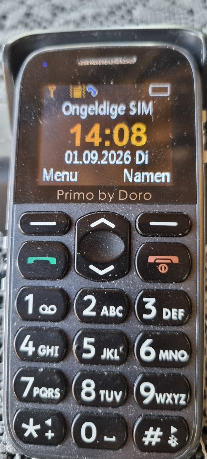 Doro Primo eenvoudige gsm, Telecommunicatie, Mobiele telefoons | Nokia, Ophalen of Verzenden, Zilver, Overige modellen